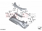 BMW Motorrad BMW 2018 C-Models C 400 GT (0C06, 0C16) Seat, hinge | Seat, hinge