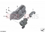 BMW Motorrad BMW 2018 C-Models C 400 GT (0C06, 0C16) Central locking actuator 2 | Central locking actuator 2