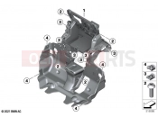 BMW Motorrad BMW 2024 C models CE04 (0C51, 0C53) Front panel carrier | Front panel carrier