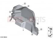BMW Motorrad BMW 2024 C models CE04 (0C51, 0C53) Cover, power electronics | Cover, power electronics