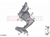 Front panel carrier | Front panel carrier - BMW Motorrad C 400 GT 21 (0C61, 0C63) 2024