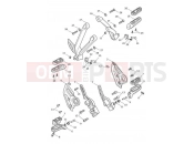 TRIUMPH TIGER 900 GT Pro Footrests & Control Plates