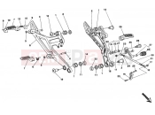 DUCATI 1996 Monster 400 FOOTREST » FRAME