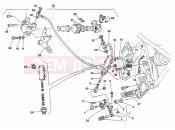 DUCATI 1996 Supersport 600 SS REAR BRAKE SYSTEM » BRAKING SYSTEM