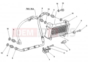 DUCATI 1996 Supersport 750 SS OIL COOLER DM 009756 » LUBRICATION SYSTEM