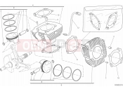 DUCATI Scrambler Desert Sled CYLINDERS - PISTONS