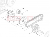 Driving pulley - Piaggio MP3 310 HPE / HPE Sport E5+ (EU) 2024