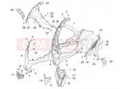 Front shield - Piaggio MP3 310 HPE / HPE Sport E5+ (EU) 2024