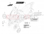 Plates - Emblems - Piaggio MP3 310 HPE / HPE Sport E5+ (EU) 2024