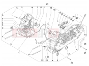 CRANKCASE - Piaggio MP3 530 HPE Exclusive E5+ (EU) 2024