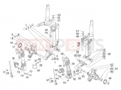 Fork's components (Mingxing) - Piaggio MP3 530 HPE Exclusive E5+ (EU) 2024