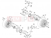 Front wheel - Piaggio MP3 530 HPE Exclusive E5+ (EU) 2024