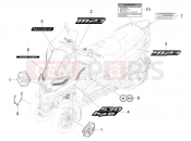 Plates - Emblems - Piaggio MP3 530 HPE Exclusive E5+ (EU) 2024