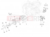 Rocking levers support unit - Piaggio MP3 530 HPE Exclusive E5+ (EU) 2024