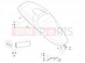 Saddle/seats - Piaggio MP3 530 HPE Exclusive E5+ (EU) 2024