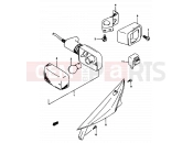 SUZUKI AP50 R (1994) (R/S/T) 21 - FRONT TURN LAMP (P22)