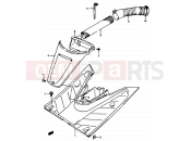 SUZUKI AP50 T (1996) (R/S/T) 33 - REAR LEG SHIELD