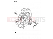 SUZUKI AP50R7 W (1998) (T/7/V) 41 - REAR WHEEL