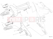 FOOTRESTS, RIGHT - Ducati Multistrada 1260 S Touring 2020