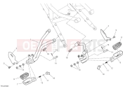 Rear footrests - Ducati Desert X Rally 2025