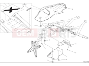 Rear mudguard - Ducati Desert X Rally 2025