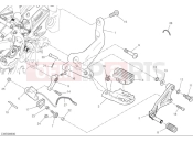 Left footrest - Ducati Desert X Rally 2025