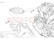 DUCATI 2025 Monster Rear shock absorber