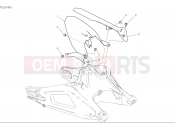 DUCATI 2025 Monster Rear mudguard