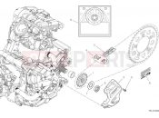 DUCATI 2025 Monster Front sprocket & chain