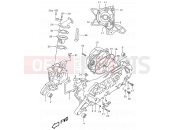 SUZUKI AY50W W (1998) Katana 2C - CRANKCASE (MODEL AY50 K1)