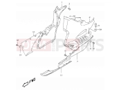 SUZUKI AY50W W (1998) Katana 32 - SIDE LEG SHIELD (MODEL V/W/X)
