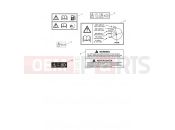 TRIUMPH Street Triple R Warning Labels