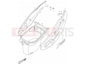 SUZUKI AY50WR Y (2000) Katana 29C - FRAME COVER (MODEL Y)