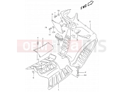 SUZUKI AY50WR Y (2000) Katana 31 - REAR LEG SHIELD