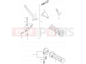 SUZUKI AY50WR Y (2000) Katana 36 - HANDLE GRIP