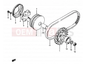 SUZUKI CP50CHF M (1991) 10 - TRANSMISSION (1)