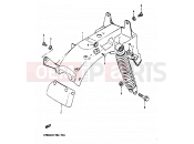 SUZUKI CP80CHF N (1992) 36 - GARDE BOUE ARRIERE