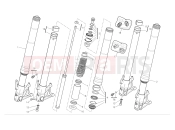 DUCATI 2008 Hypermotard 1100 S Front forks