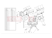 DUCATI 2008 Hypermotard 1100 S Vertical cylinder head