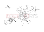 DUCATI 2008 Hypermotard 1100 S Alternator-side crankcase cover