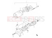 SUZUKI DF125E Y (2000) 16 - STARTING MOTOR
