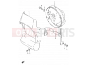 SUZUKI DF125E Y (2000) 33 - HEADLAMP COVER