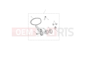 TRIUMPH SPEED TRIPLE S 735438 > Mirror, Bar End, Black