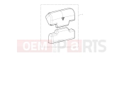 TRIUMPH Tiger 900 GT expedition top box, back rest kit
