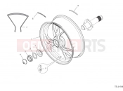 DUCATI 2025 Multistrada V4 RS Rear wheel