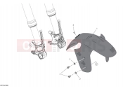 DUCATI 2025 Multistrada V4 RS Front mudguard
