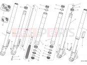 DUCATI Scrambler Icon Dark Front fork