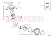DUCATI Scrambler Icon Dark Cylinders & pistons