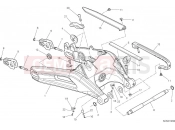 DUCATI Scrambler Icon Dark Rear swingarm