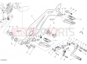 DUCATI Monster SP Left footrests